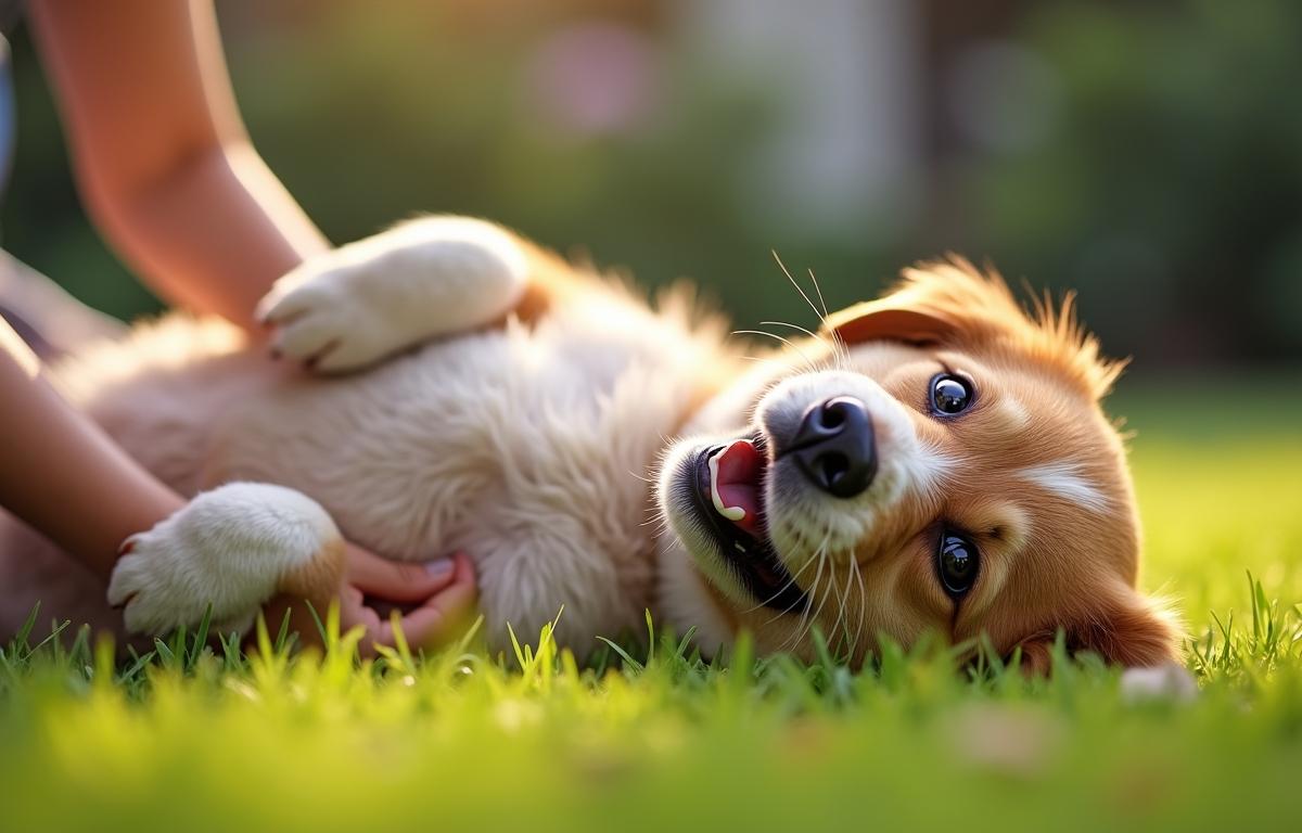 why do dogs love belly rubs