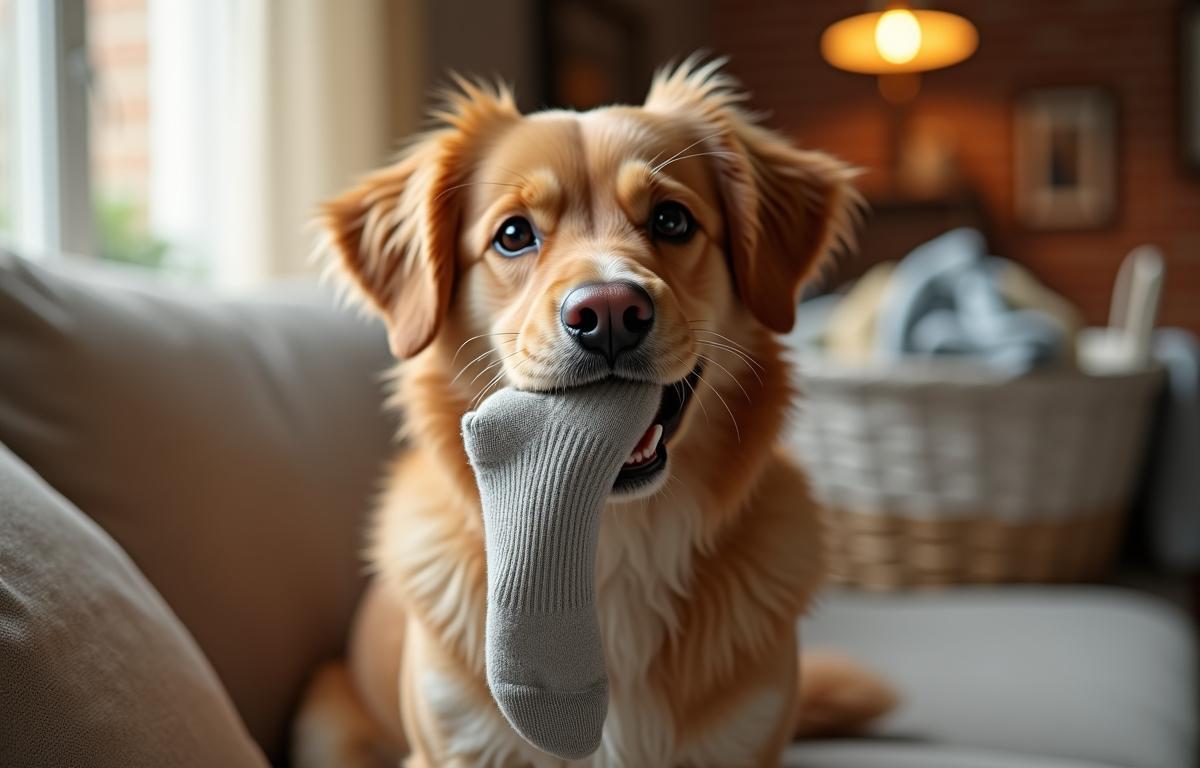 Why Do Dogs Love Socks So Much, Even Dirty Ones?